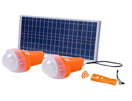 Solar Home System with 2 lamps