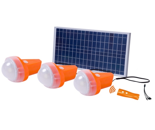 Solar Home System with 3 lamps